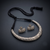 Premium Oxidised Floral Engraved Adjustable Hasli Necklace Set with Matching Floral Stud Earrings | Traditional Statement Jewellery for Women