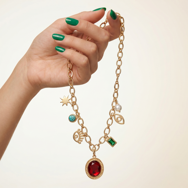 Celestial Charm Anti-Tarnish Necklace