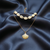 Double Layer Gold Chain Necklace with Shell