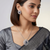 Royal AD Sapphire Bloom Pendant & Stud Earrings Set – Silver-Toned Crystal Floral Design