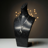 Stylish Leaf Cascade Pendant Necklace – Minimalist Silver-Tone Statement Jewellery for Women