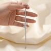 Ethereal Monarch Mother of Pearl & White Stone Tennis Tarnish-Resistant Bracelet