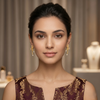 Aurora Pearl &amp; Uncut Stone Gold-Tone Statement Earrings
