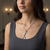 Stylish Leaf Cascade Pendant Necklace – Minimalist Silver-Tone Statement Jewellery for Women